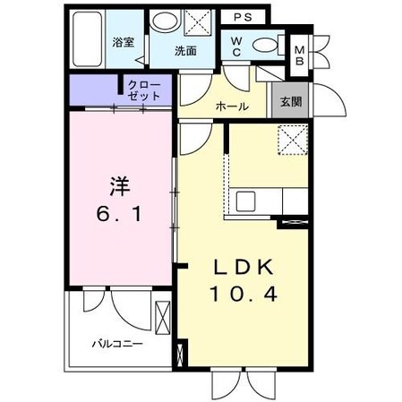 カーサフェリーチェの物件間取画像